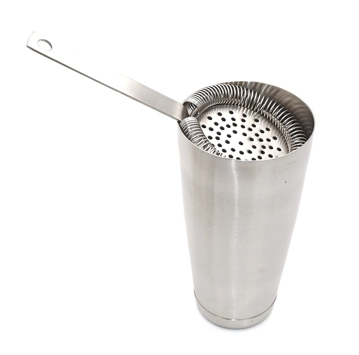 COCKTAIL Colador de cóctel profesional Cerclage Completo Sin Pattes Acero Inoxidable Filtración Glace Material de Bar Mixología (2)