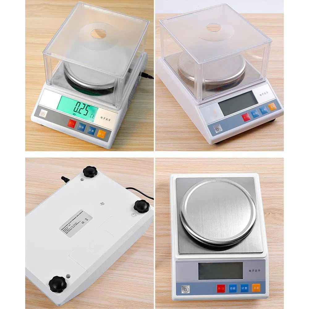 Báscula de Cocina 300G/600G/1000G/2000G X 0,01 G Báscula de Laboratorio Digital de Alta precisión Báscula de Laboratorio Digital Balanza analítica de Alta precisión Báscula contadora para Ind