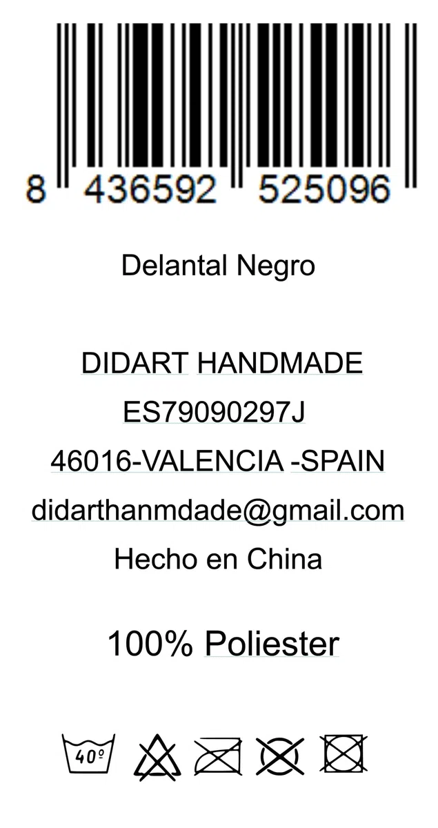2 Delantal Cocina Hombre Mujer con Bolsillos, Impermeable y Ajustable. Delantal Camarero – Mandil Cocina Hostelería, Restaurante