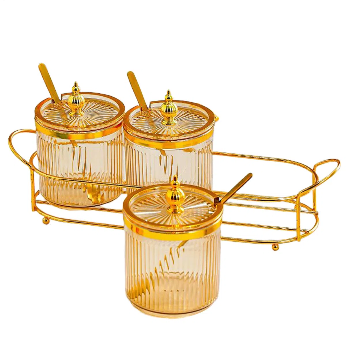 Envase Para Condimentos - Juego de Botes para Condimentos - Recipiente Compacto Multiusos Con Tapa Y Cucharas Para Pimienta Cardamomo Canela Azúcar Sal De Cocina Y Hogar