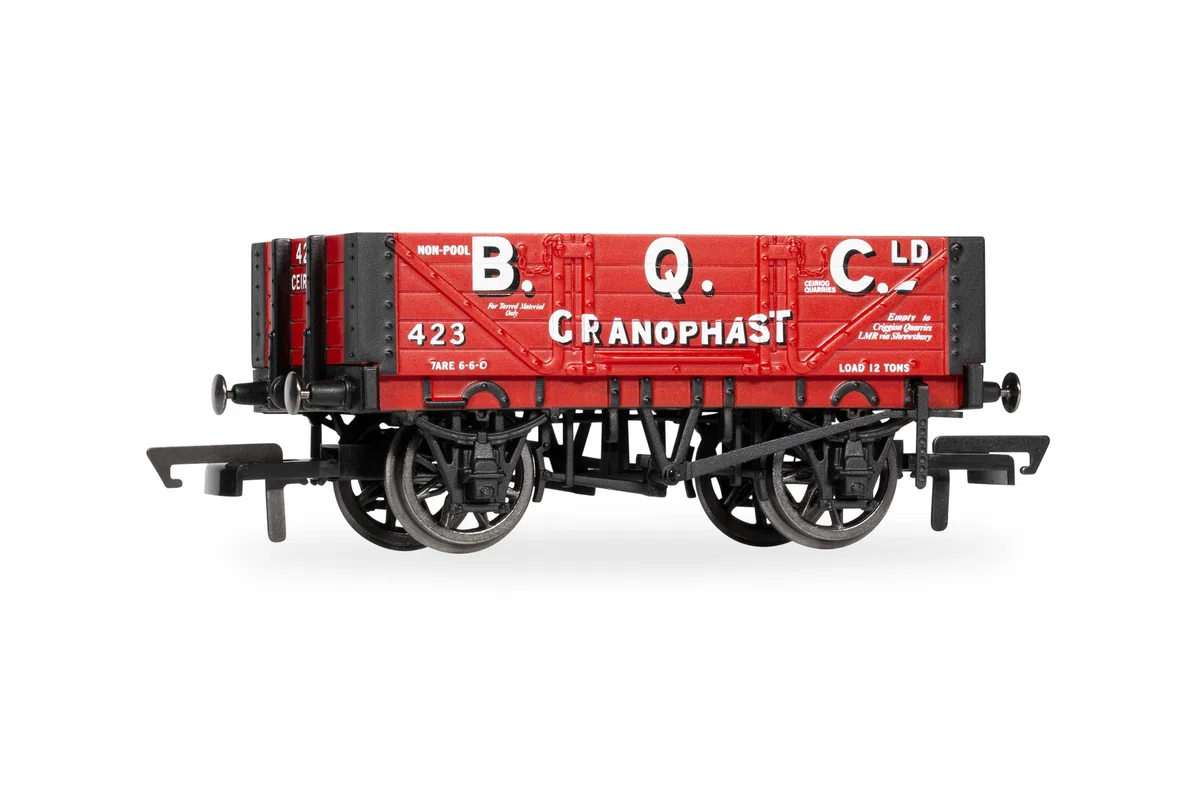 Vagón Hornby R60295 BQC de 4 tablones n.º 423