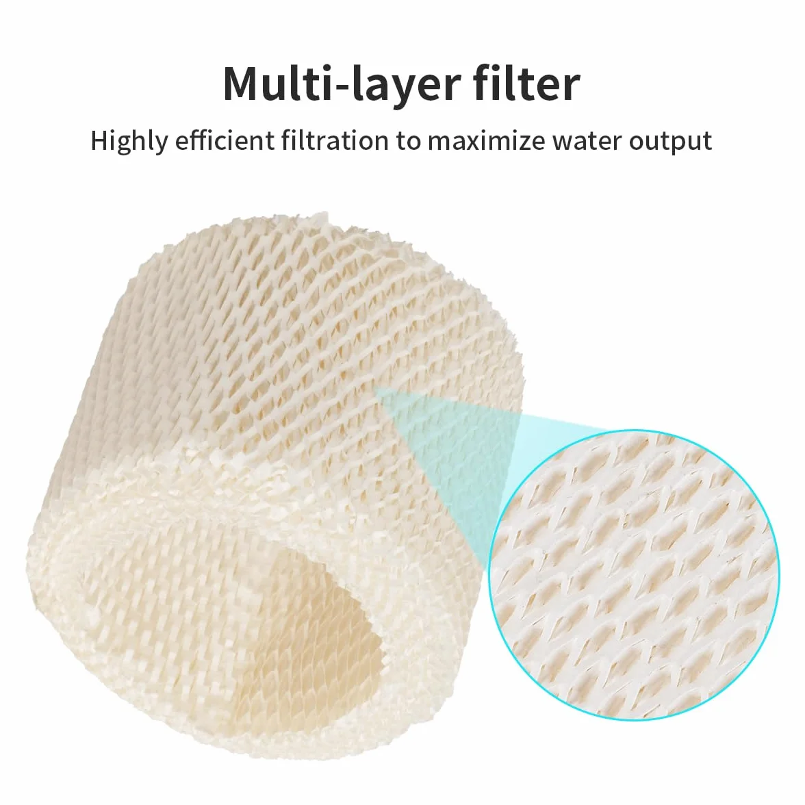 Piezas de humidificador de filtro de 3 piezas Para Philips HU4801 HU4802 HU4803 HU4811 HU4813