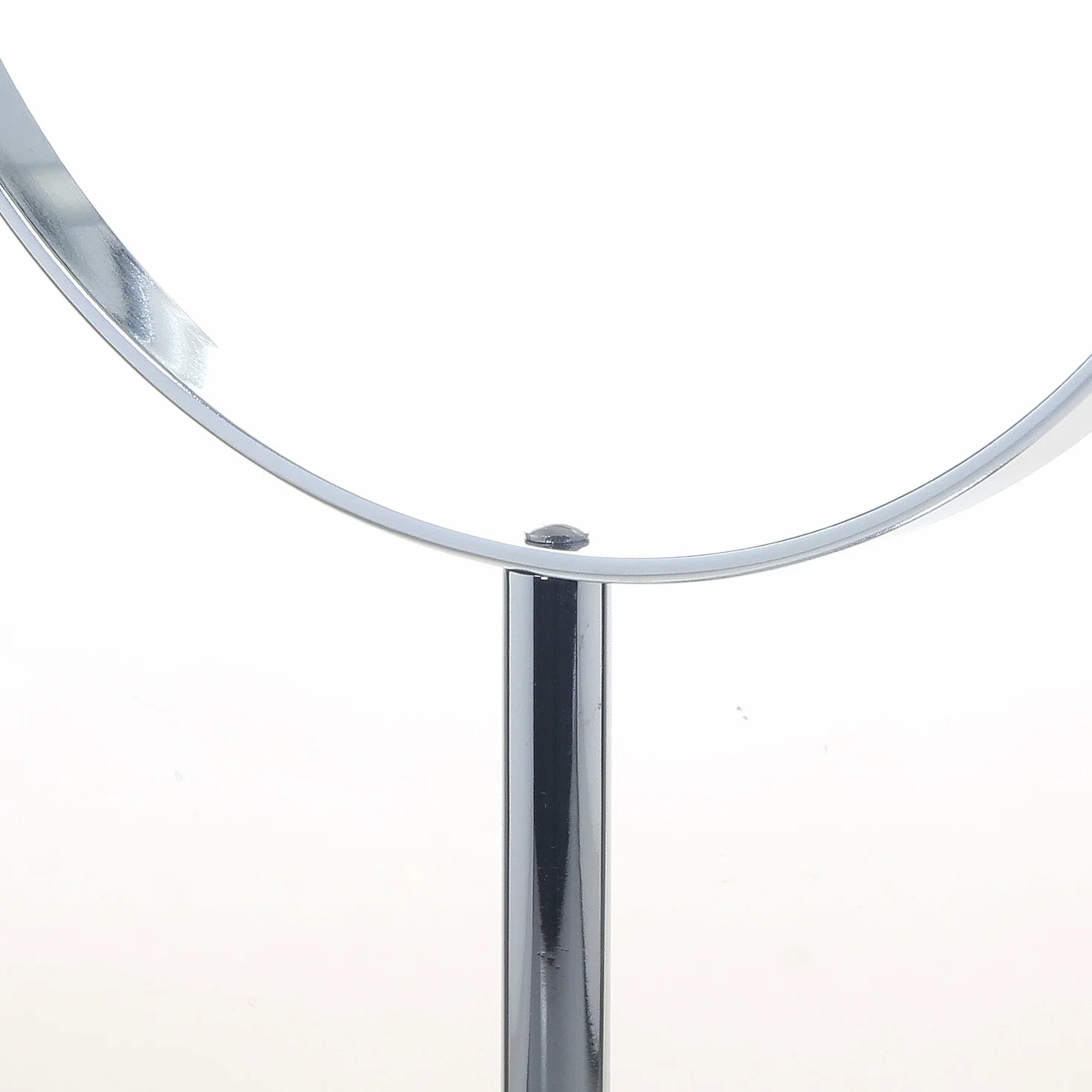 TUKA - Espejo cosmético Independiente, Zoom 10x, Espejo de Maquillaje de 8 Pulgadas con Pedestal para baño y Dormitorio, Cromo Doble Cara