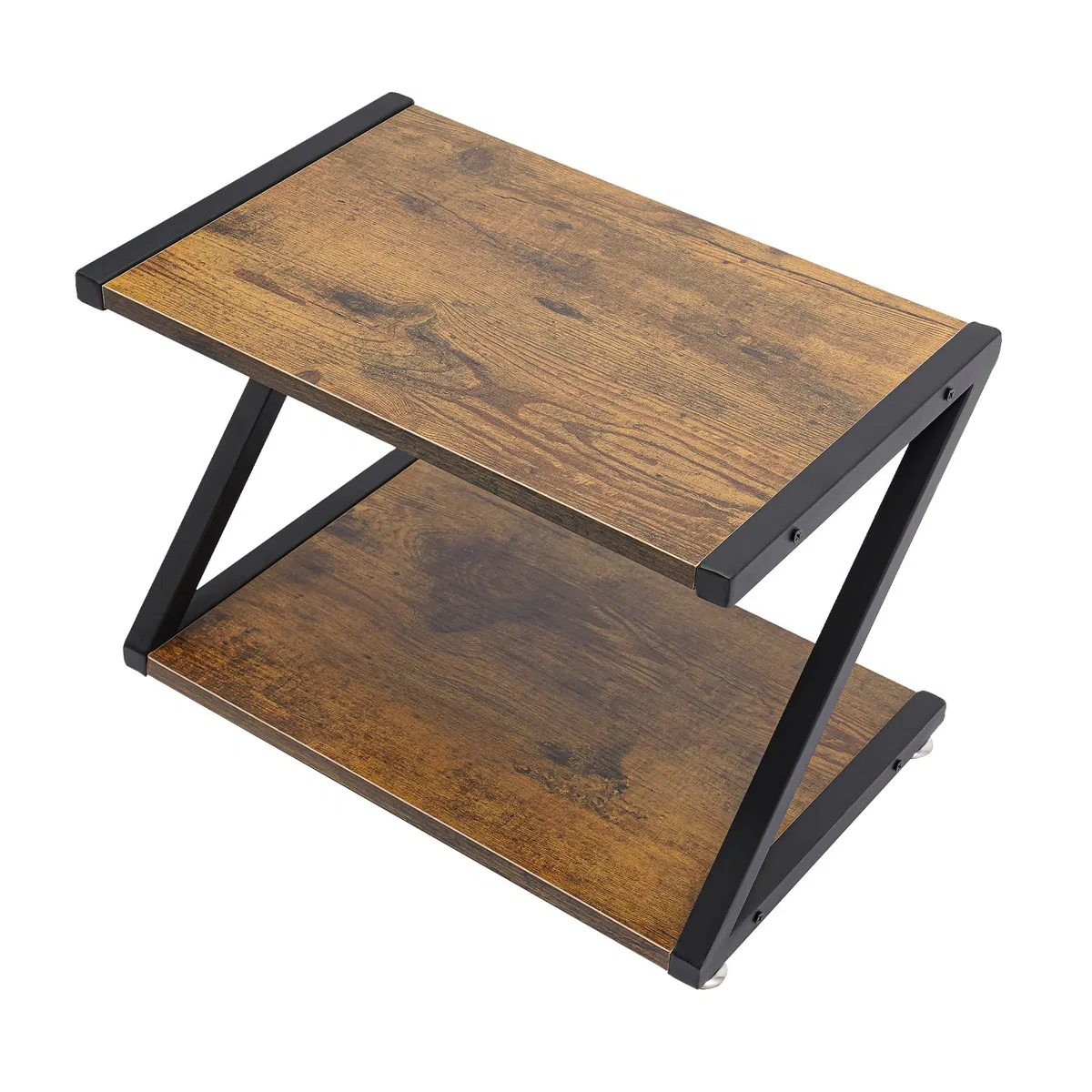 Soporte para impresora de escritorio, soporte de impresora de 2 niveles, se puede utilizar para almacenar materiales de oficina, microondas, utensilios de cocina, etc.