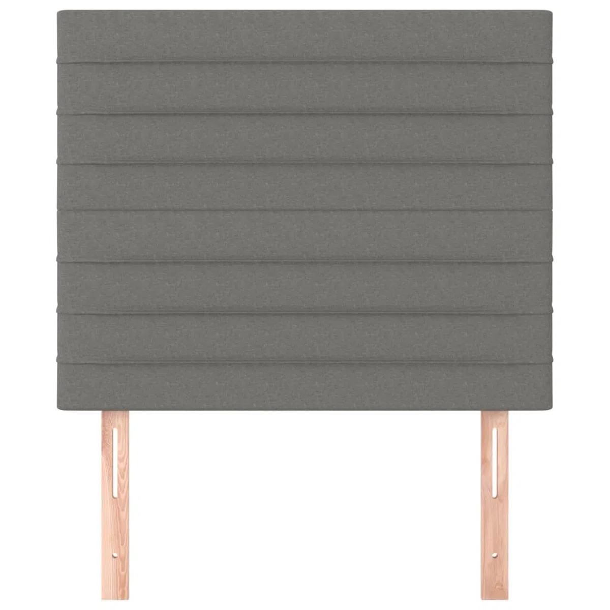 Cabeceros 2 Unidades, Cabezal De Cama, Cabezales Dormitorios Modernos, Cabecera para Cama, Cama Cabeza, de Tela Gris Oscuro 100x5x78/88 cm