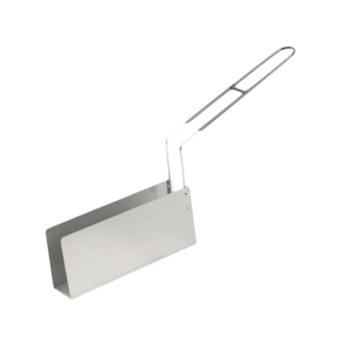 Soporte para Tacos Soporte para Sushi Contenedor de Alimentos Herramienta para Freír de Acero Inoxidable Estructura Rectangular Fácil de Limpiar, 4.2 Cm