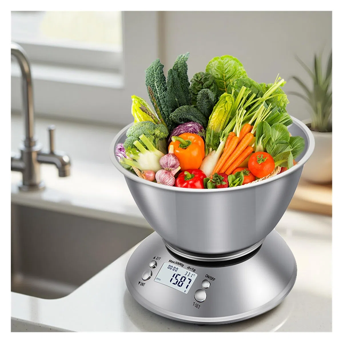 Báscula digital, Báscula de cocina digital profesional acero inoxidable for alimentos