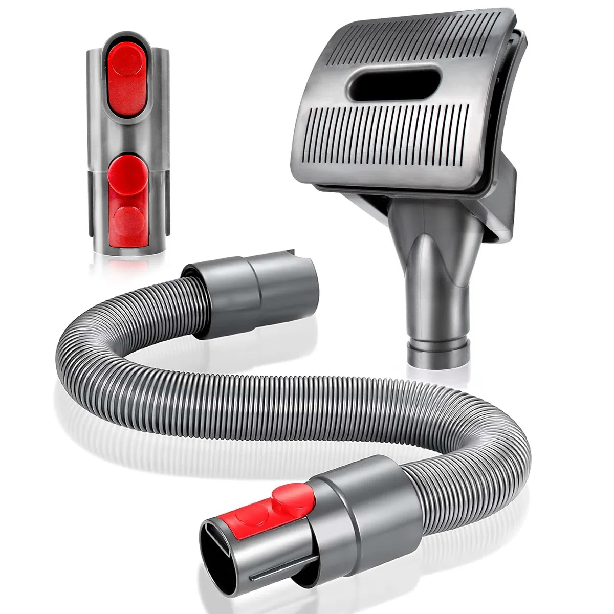 Chuancheng Kits de cepillos de aseo para mascotas para aspiradora Dyson V7 V8 V10 V11 Animal, cepillo para pelo + manguera de extensión + adaptador