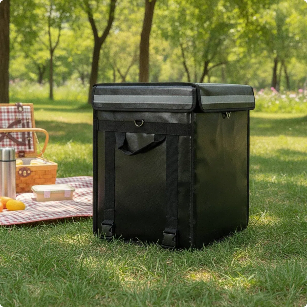 Mochila Entrega Alimentos Impermeable Mochila Repartidor Gran Capacidad Bolsa Térmica para Picnic