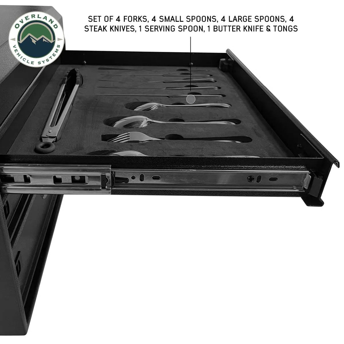 Overland Vehicle Systems CP Duty - Sistema de cocina Glamping de 39 piezas