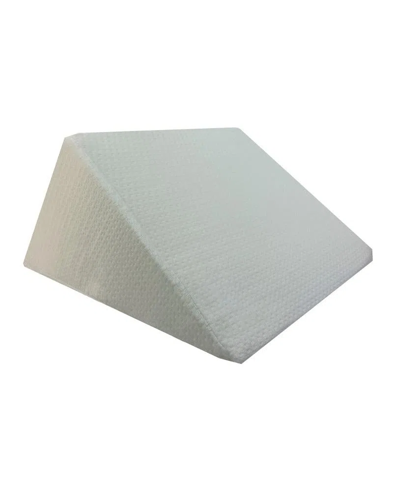 Cojín con Forma de Cuña para Cama y Sofá, Sujeción de Espalda Almohada de Lectura 40 x 30 x 48 cm Texturas Home