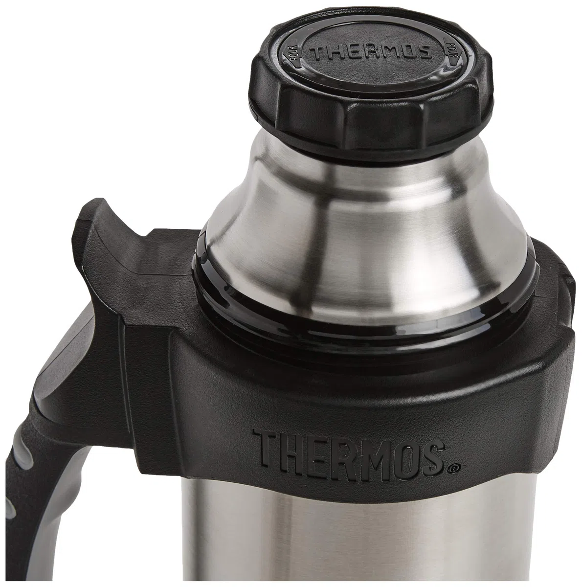 THERMOS 2510TRI2 - Almacenamiento de agua para camping, acero inoxidable/negro