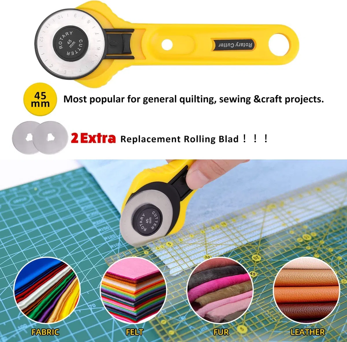 KingTool Kit de inicio de costura definitivo de 77 piezas