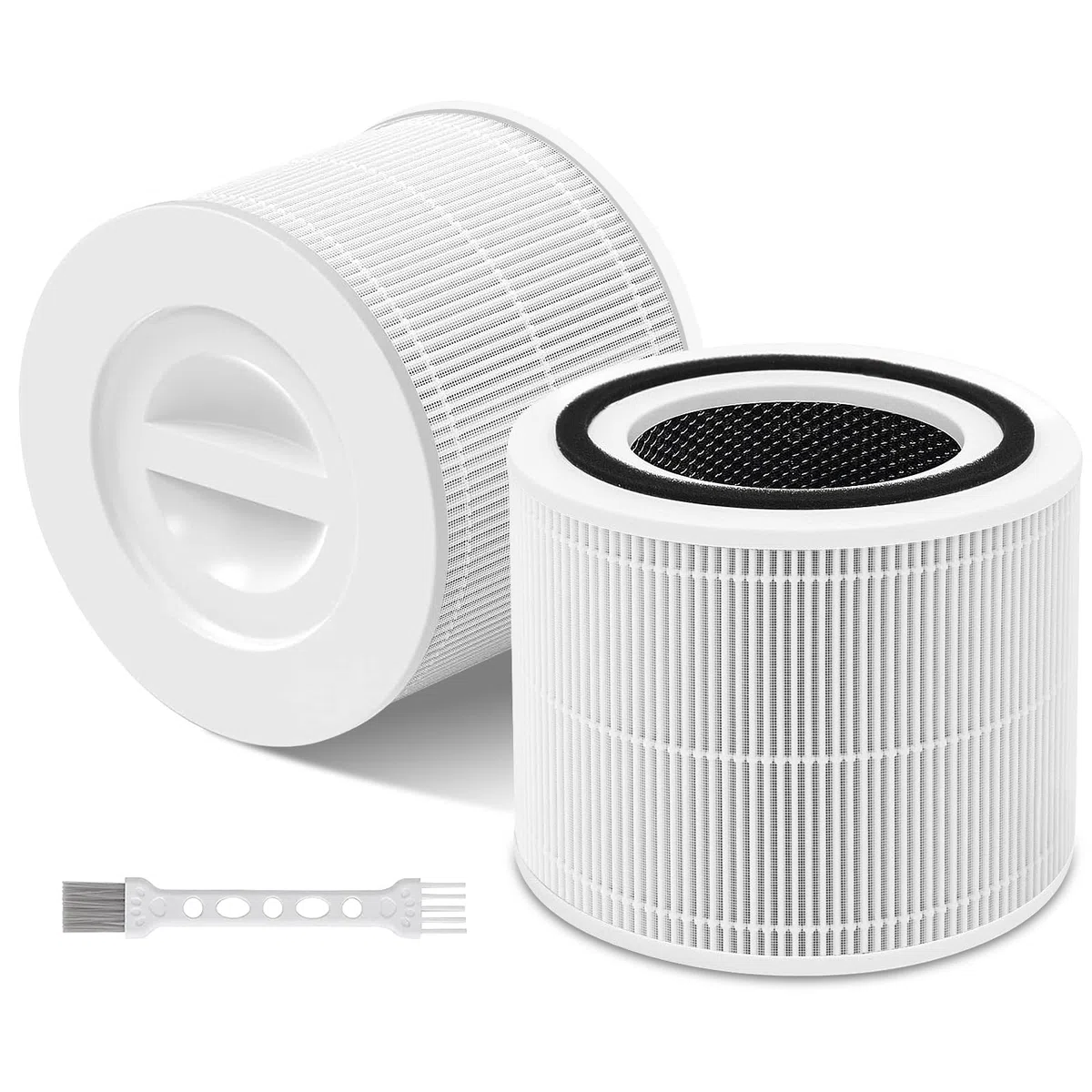 2 filtros purificadores de aire Core 300 compatibles con Levoit Core 300 Core 300s Core 300-RF 3 en 1 H13 HEPA carbón activado, limpia hasta un 99,98% de polvo, polen, alérgenos para alérgicos y