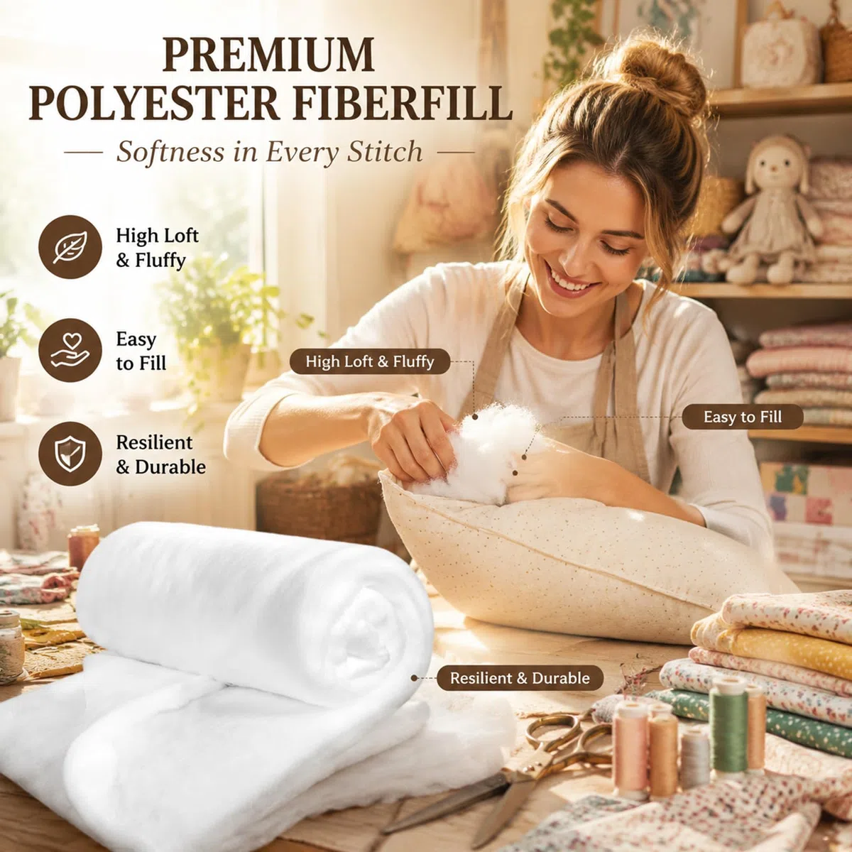 Guata acolchada de vellón de 200 g/m², por metros, 1,5 x 3 m, 100% poliéster, lavable, lavable, rollo de patchwork, relleno para tapicería, acolchado, costura y manualidades
