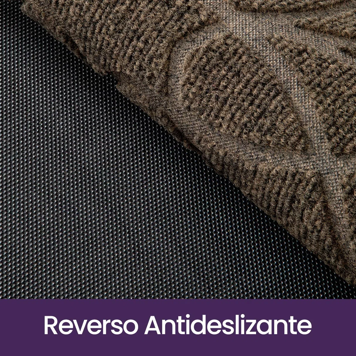 DEXI Felpudo Entrada Casa 44 x 75 cm, Felpudos Exterior Antideslizante y Lavable, Impermeable Alfombra Atrapar Suciedad para Puerta Principal, Balcón, Jardín, Marrón