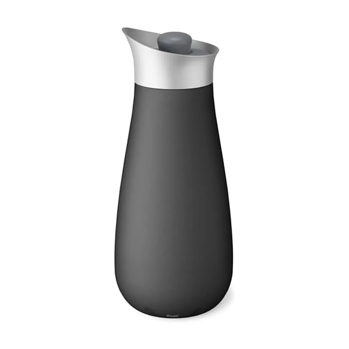 S'well Jarra de acero inoxidable con tapa de silicona, 1,5 L, ónix, recipiente aislado al vacío de triple capa que mantiene las bebidas frías durante más tiempo, sin BPA