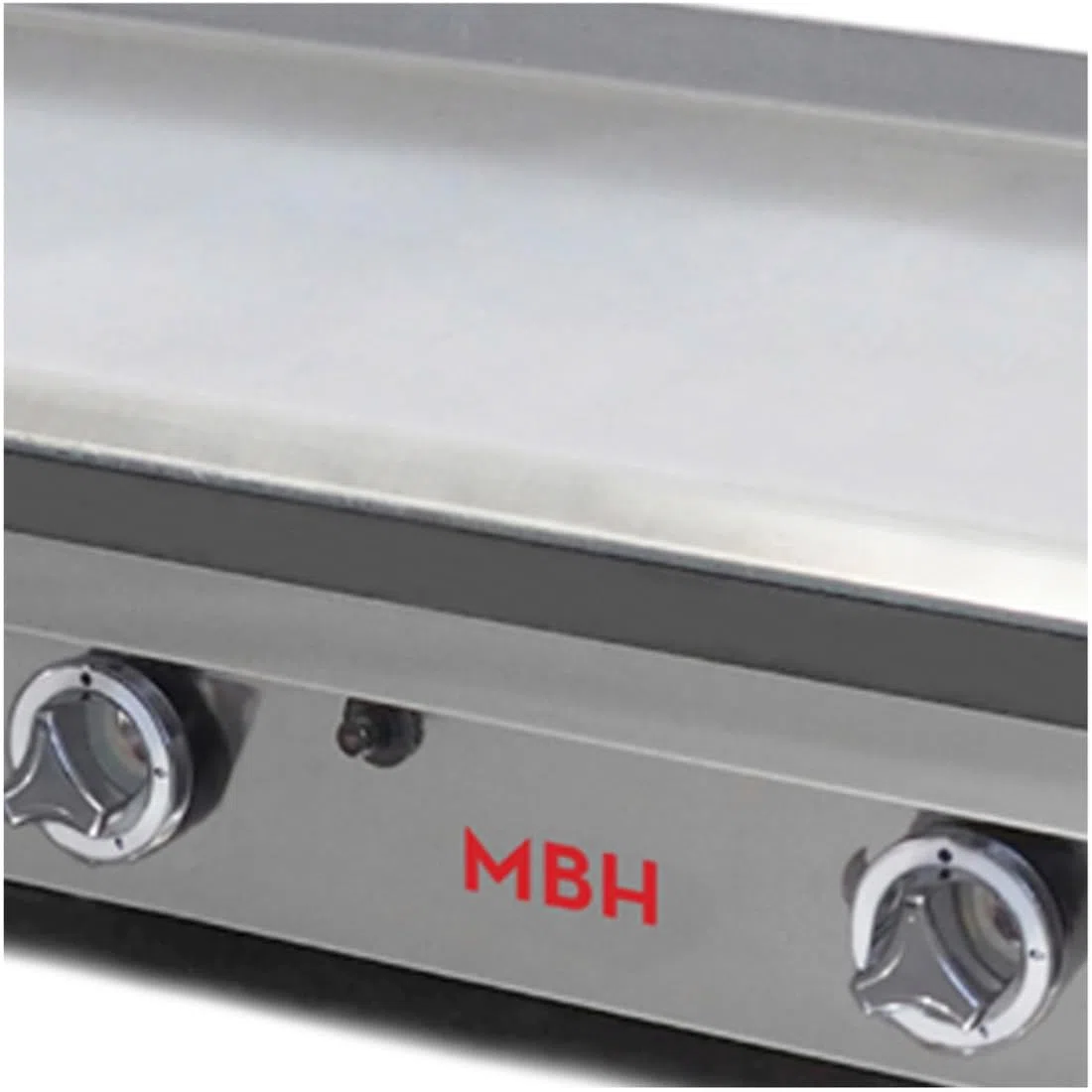 MBH - Plancha a gas profesional para bar y restaurante 100 cm 3 quemadores. Plancha a gas cocina industrial hostelería - MADE IN SPAIN