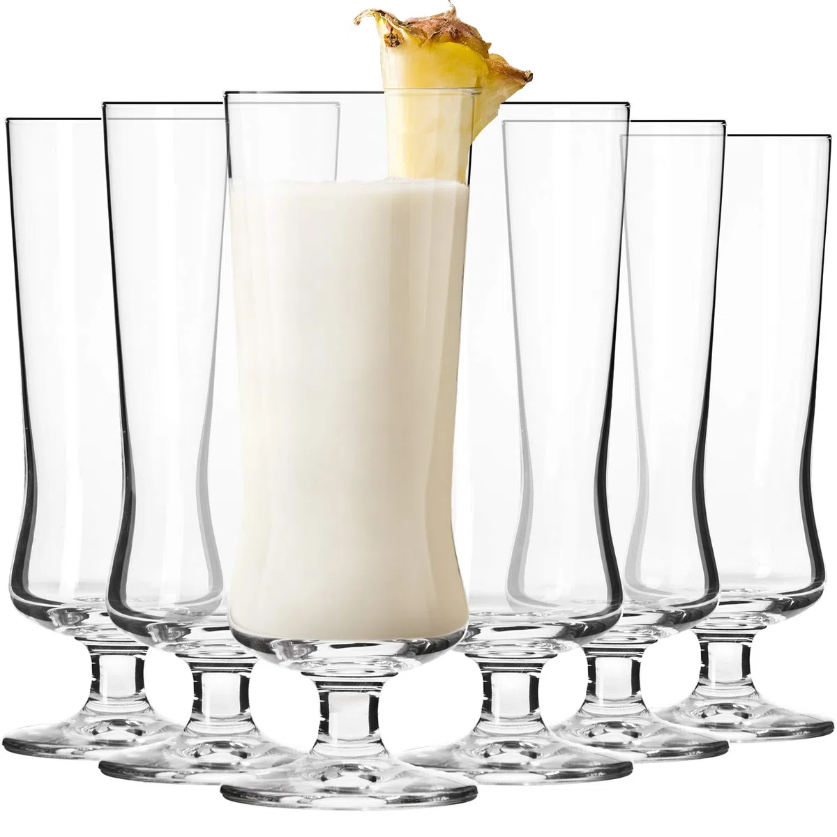 KROSNO Pina Colada Copas de cóctel | Juego de 6 | 10 oz | Colección vanguardista | Perfecto para el hogar, restaurantes y fiestas | Apto para lavavajillas