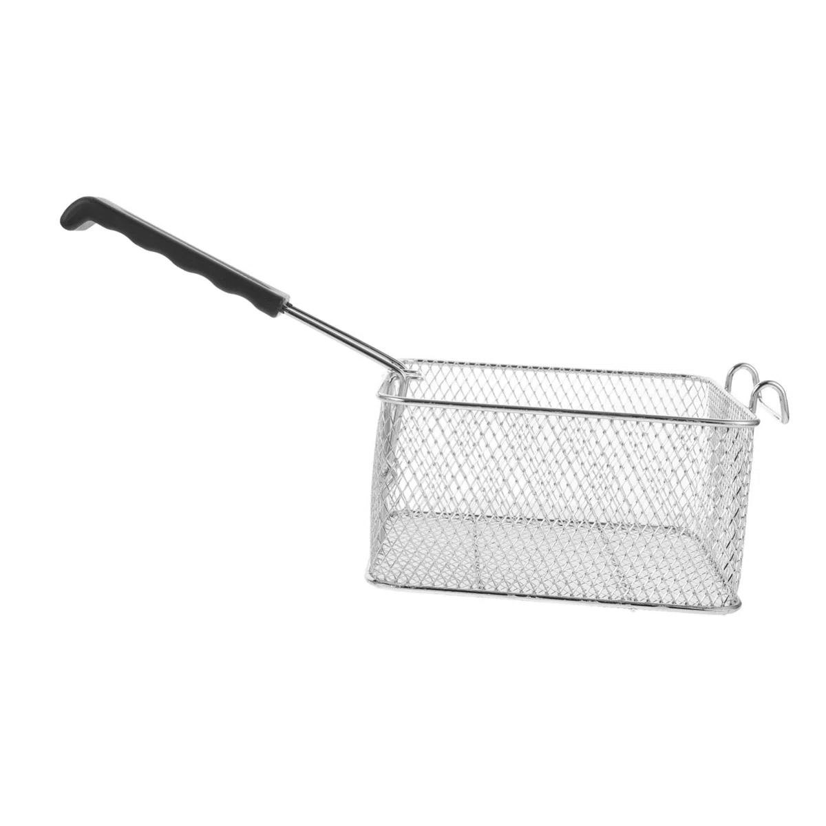 Cabilock 2 Piezas Cesta de Freír Inoxidable con Mango Antideslizante Cesta para Freír Pollo y Papas Fritas Utensilio de Cocina Práctico para y Hogar