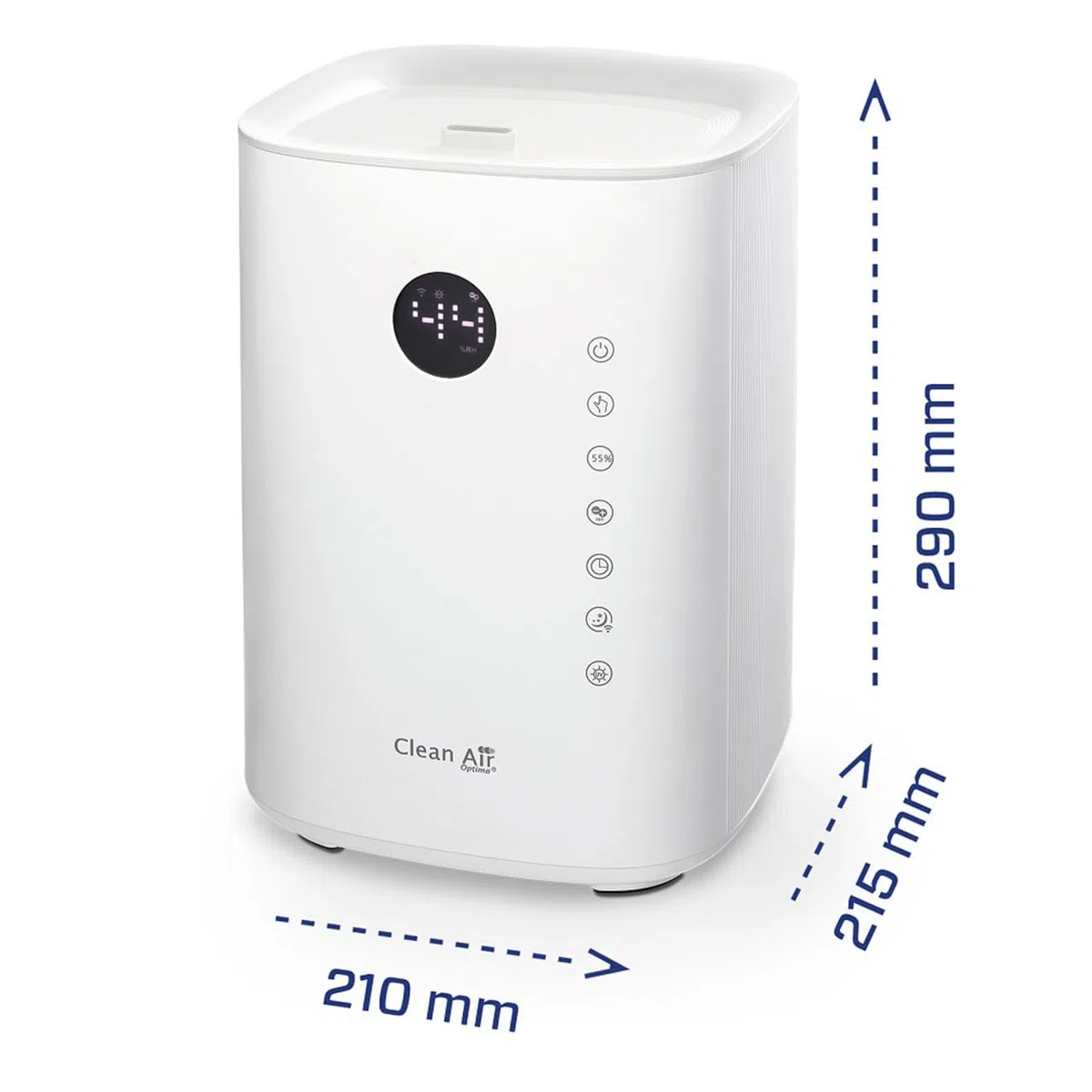 Clean Air Optima CA-604W - Humidificador de aire ultrasónico con iones