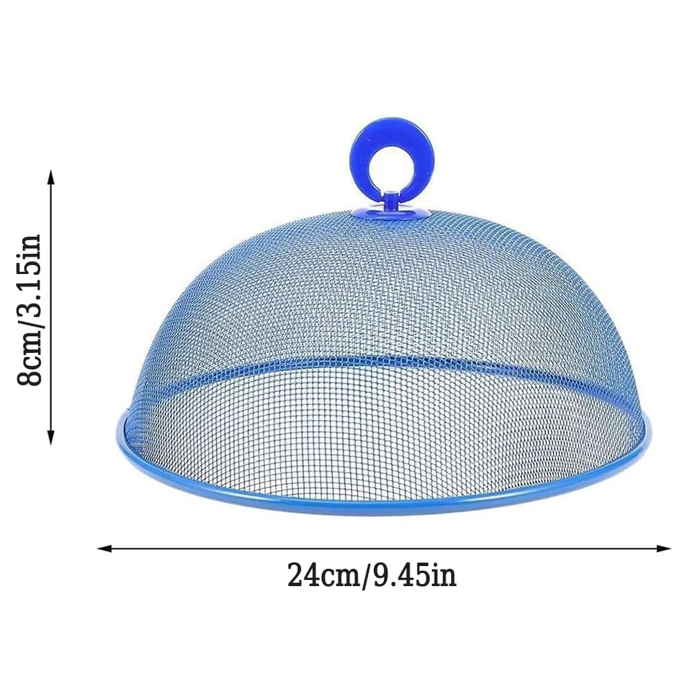 4 Piezas Cubierta Protectora de Alimentos, Cubierta para Alimentos Mosca, Cubierta Protectora Alimentos Fresca, Cubierta de Malla para Alimentos, 24cm, para Cocina, Picnic, Prevenir Insectos