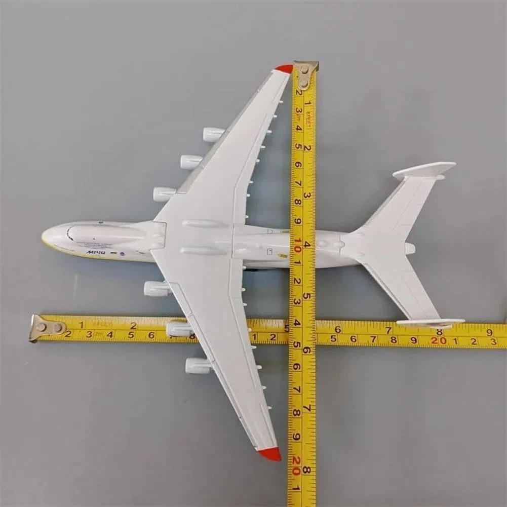 Antonov An-225 Mriya - Modelo de avión de aleación de metal, escala 1:400, para casa, oficina, librería, coleccionable