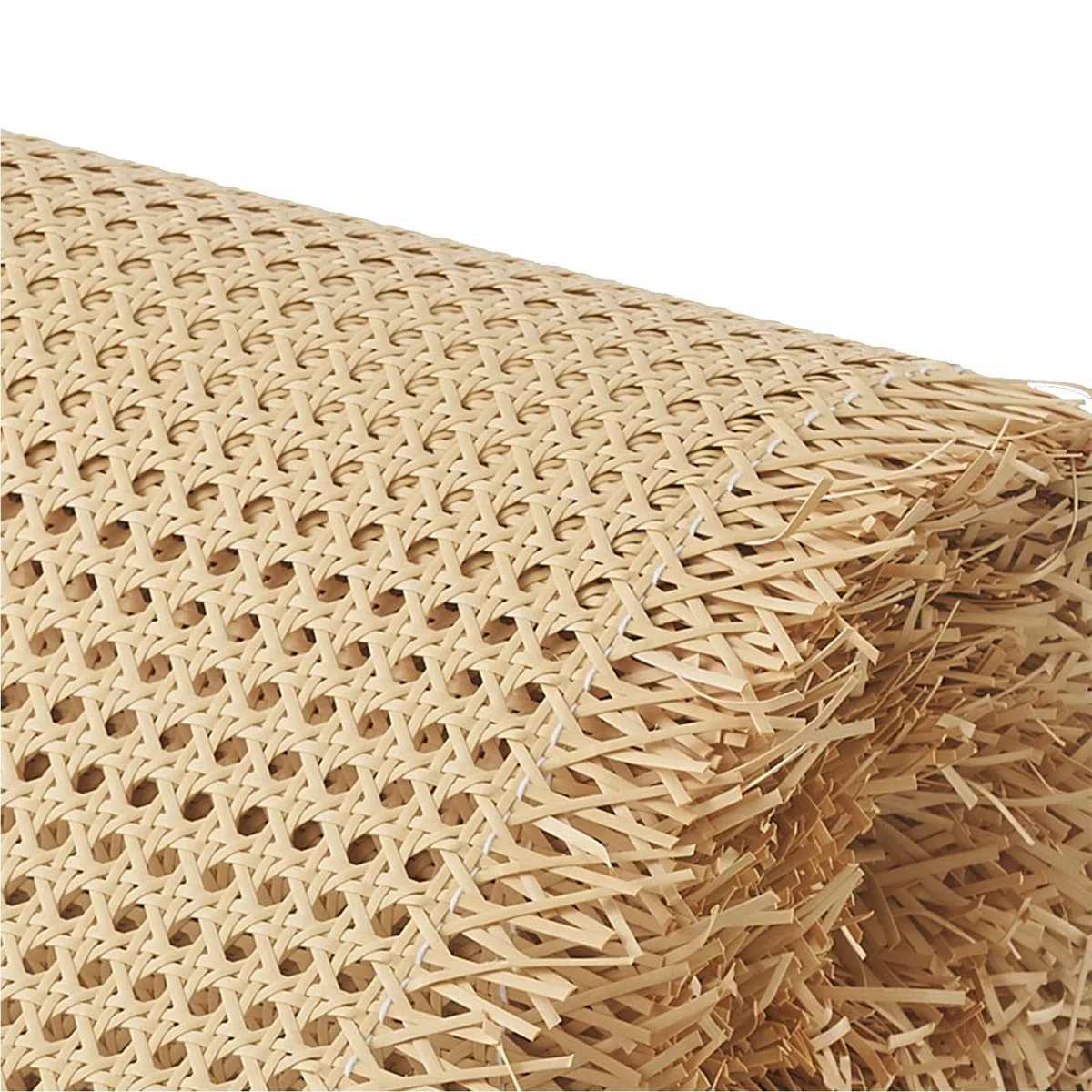 Rejilla Mimbre Plastico Ratán Rollo por Metros,PE Rollo Correas de Caña Plancha de Rattan Tejida a Mano,Hoja de Tejido Imitación Plancha Cincha para Silla Trenza Viena(55cmx3m)
