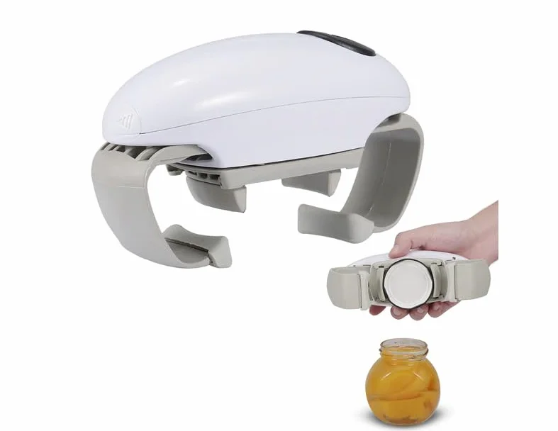 Abridor de tarros eléctrico, abridor de tarros giratorio, abridor automático de latas, herramienta de apertura de botellas, herramientas de cocina