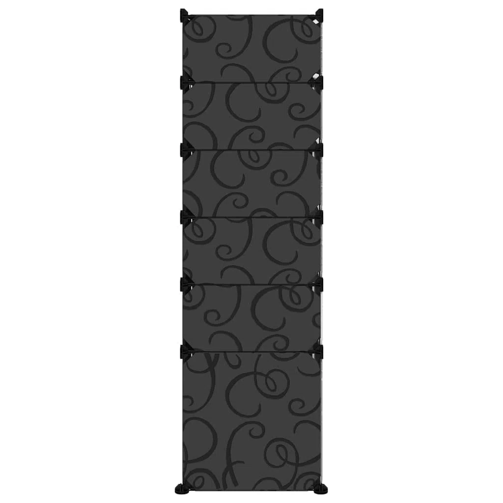 Estantería para zapatos genérica, 94 x 37 x 125 cm, armario de almacenamiento de PP con marco de acero, armario para zapatos, fácil de montar, gran espacio para hogar, dormitorio y oficina
