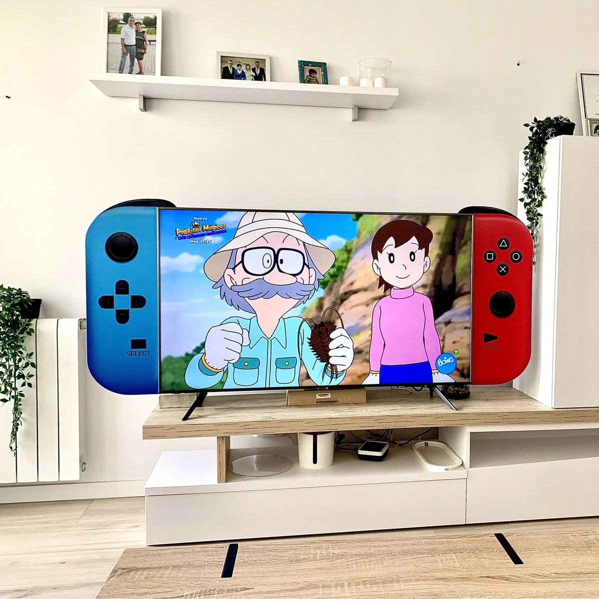 Decoracion MANDOS Televisor | Cosas Gamers para habitacion | Cuadro Poster Gamer | Setup Gaming Decoracion | habitación Gamer (TV 43 Pulgadas)