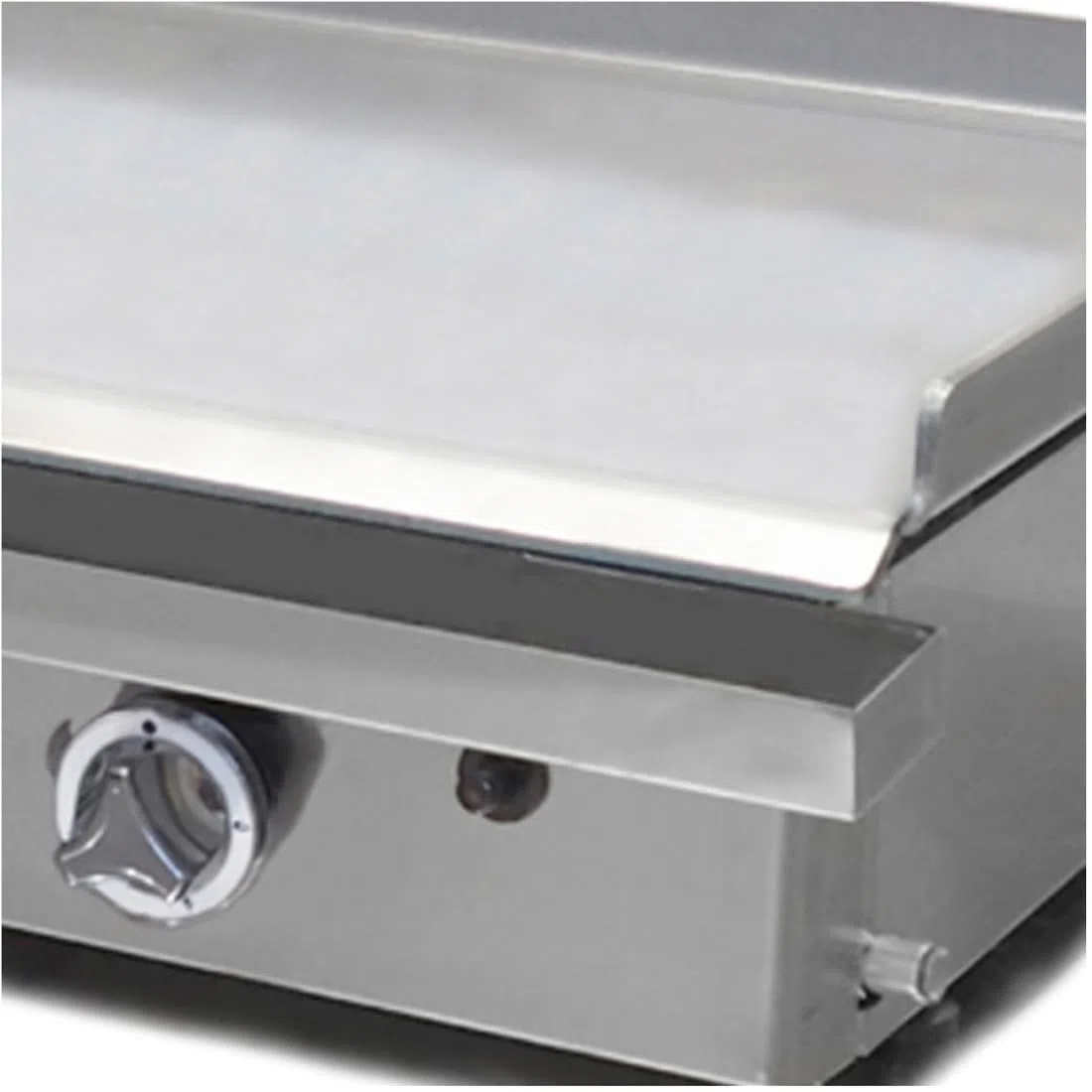 MBH - Plancha a gas profesional para bar y restaurante 100 cm 3 quemadores. Plancha a gas cocina industrial hostelería - MADE IN SPAIN