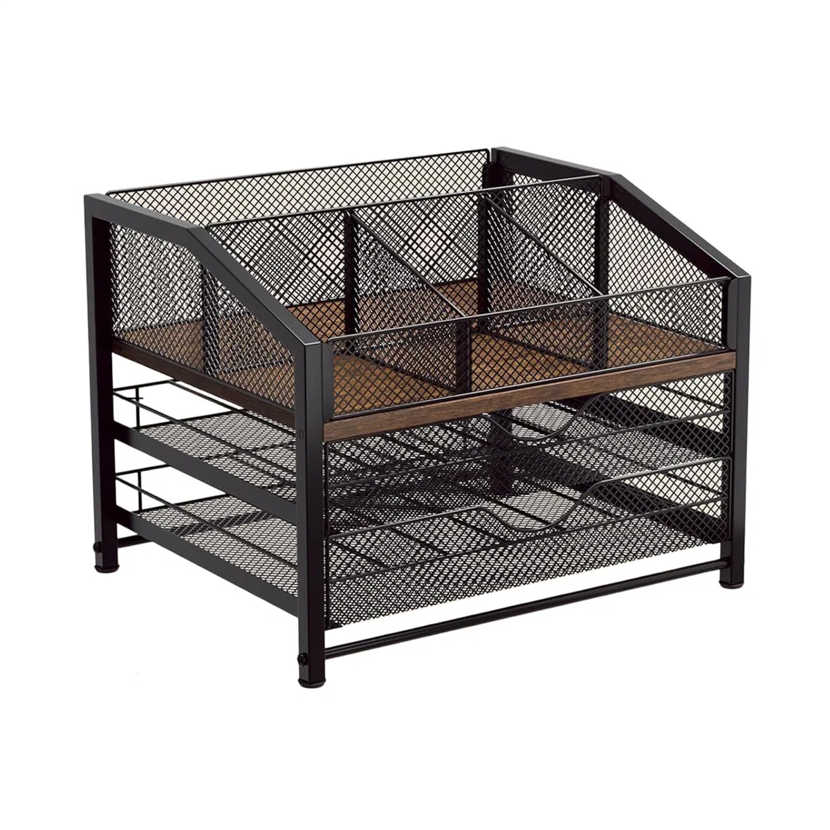Portacápsulas para encimera Estante con Cajón de Gran Capacidad | Soporte para Cápsulas para Cajón, Encimera, , Electrodoméstico, Pared, , Cocina, Barra de Café