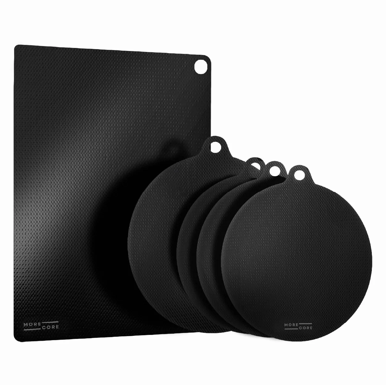 MoreCore Protector de Placa de Induccion | Protector Placa Induccion | Protector Vitroceramica Induccion | Protector Induccion | Posavasos | Alfombrilla de Protección de Inducción | 5 Piezas