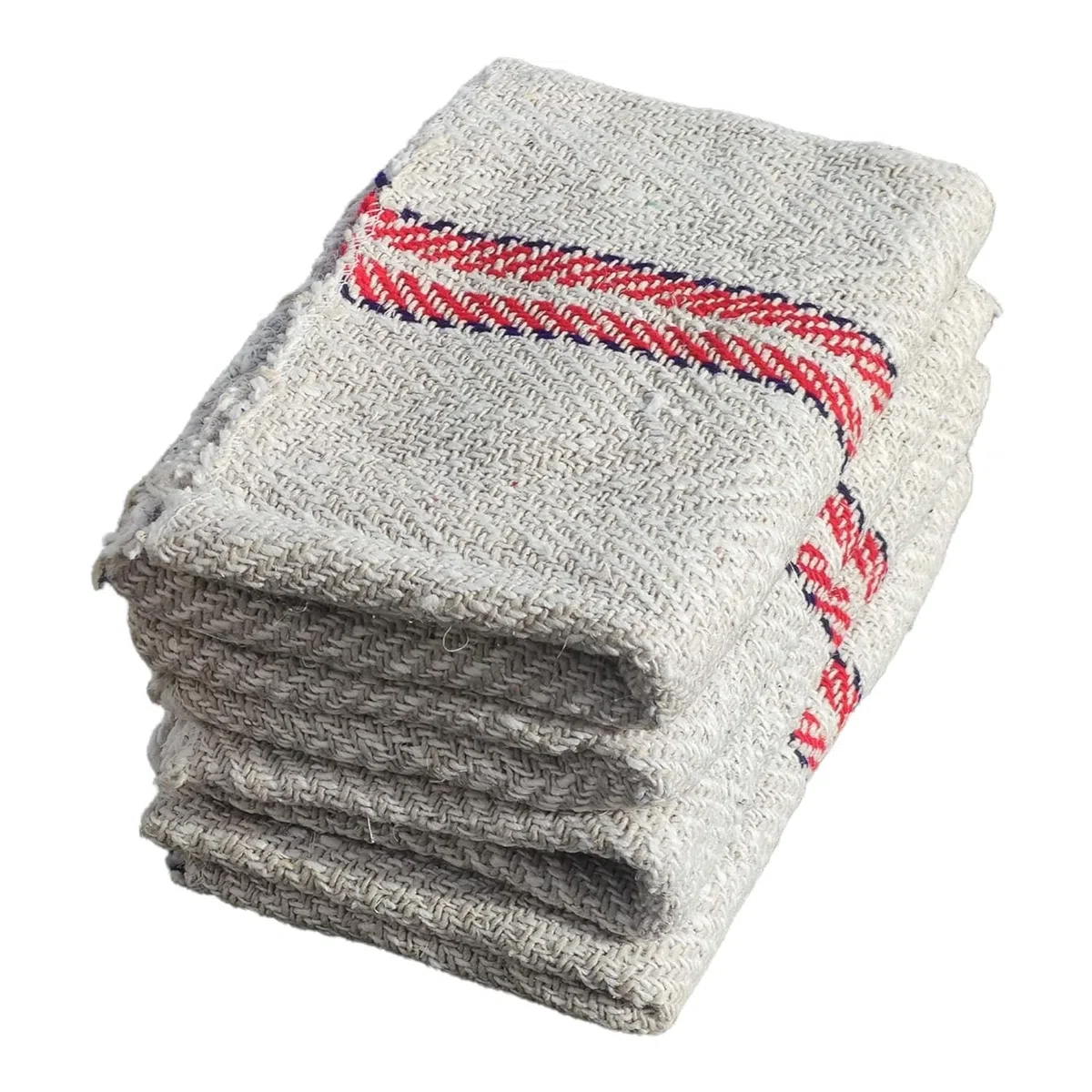 Paño de limpieza de suelos de algodón indio para cocina y hogar, 20 piezas, color blanco roto (24 x 24 pulgadas)