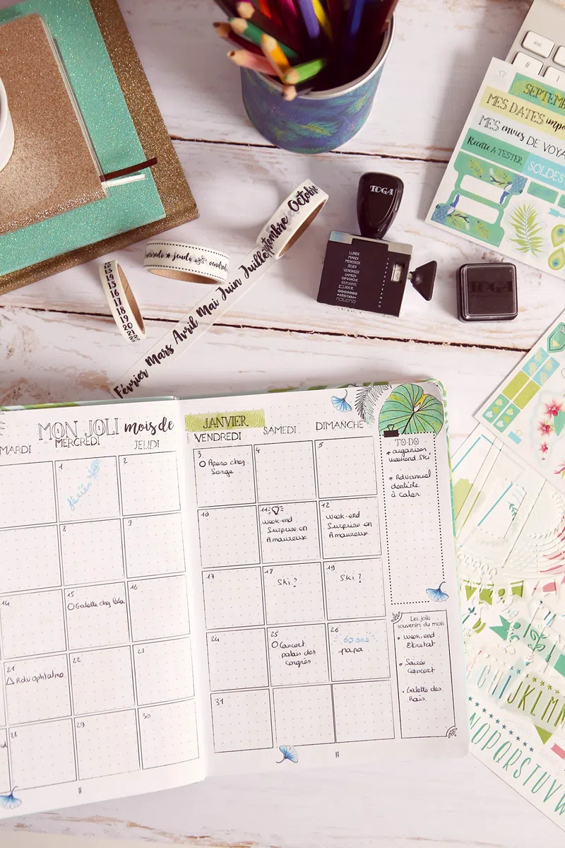 DRAEGER PARIS 1886 KT85 Kit Bullet Journal – El método, Papel Cartón, Verde, A5