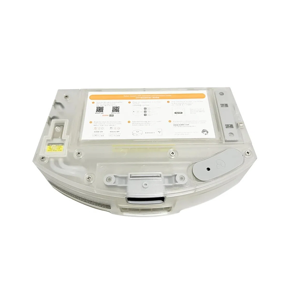 Depósito de agua eléctrico 2 en 1 con filtro de repuesto, compatible con Roidmi, Eve Plus, robot aspirador, barredora, accesorios de piezas (6 piezas)