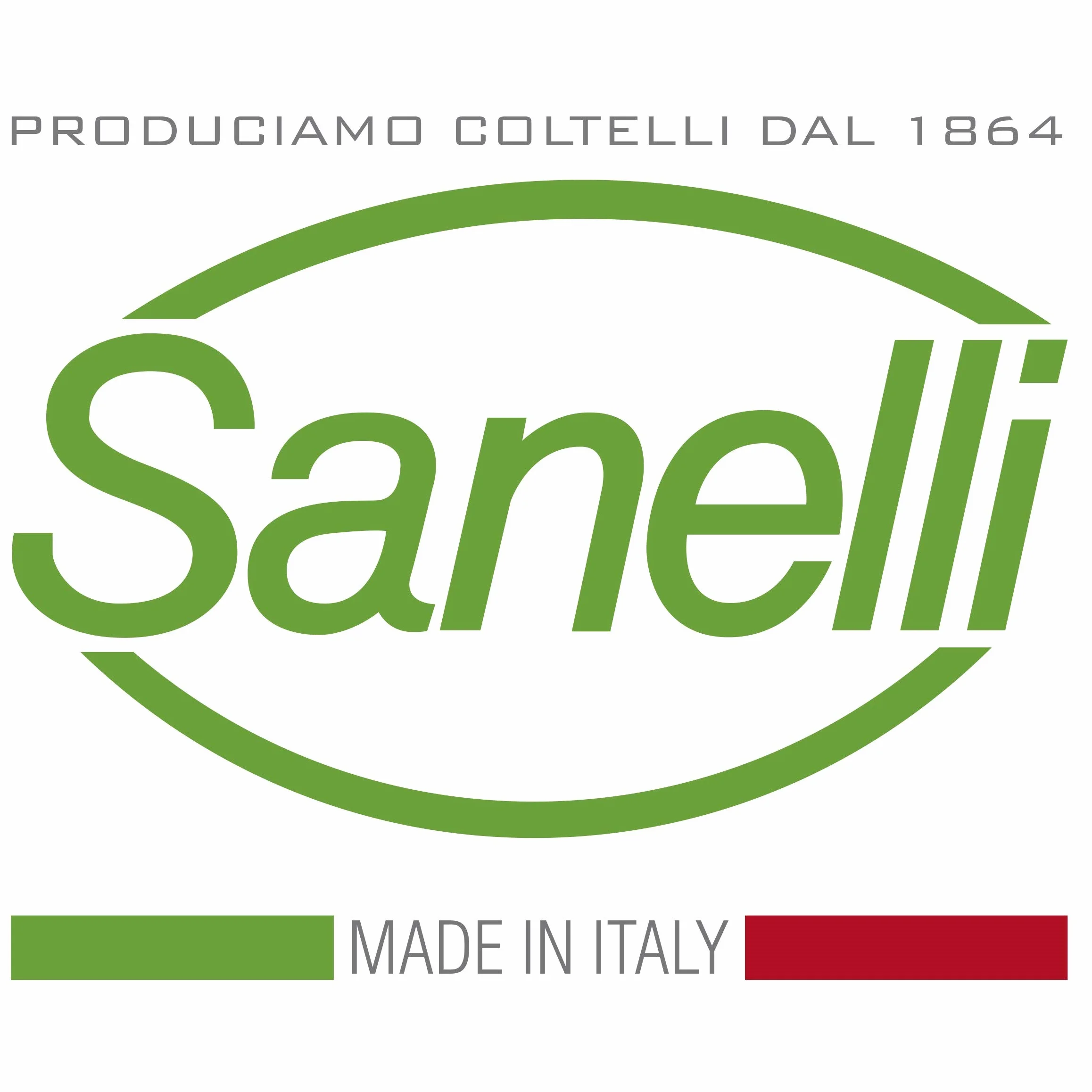 Sanelli Línea Premana Professional,Chaira Cm.22,Verde y Rojo,36.0x2.5x3.0 cm