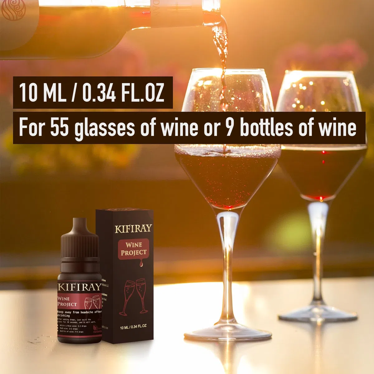 Varita de vino, gotas de vino 593