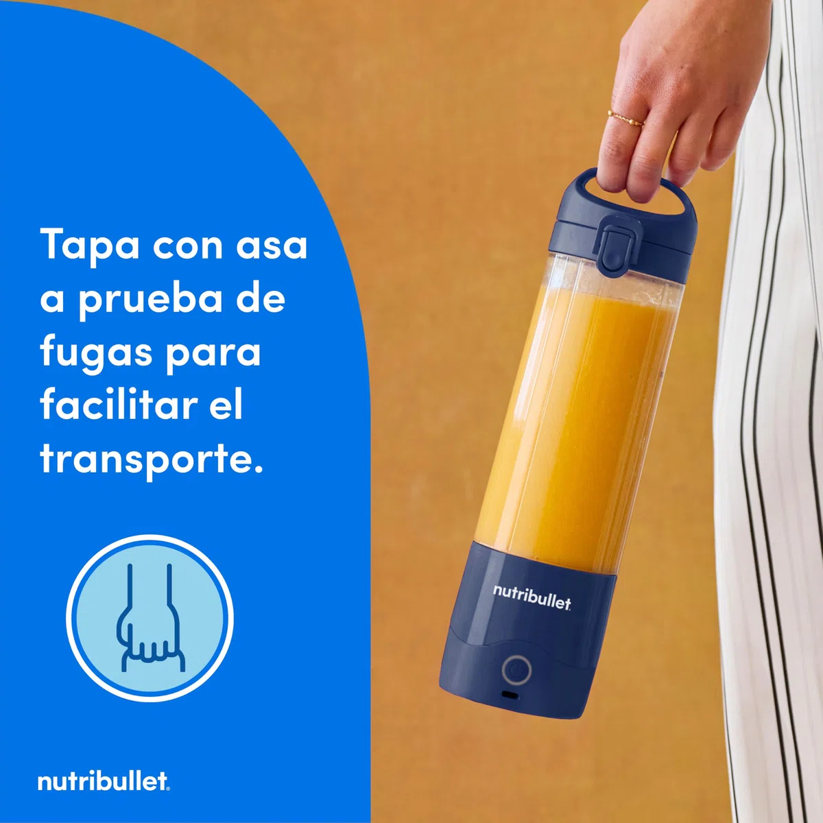 Batidora de Vaso Nutribullet NBP003NBL Azul 900 W