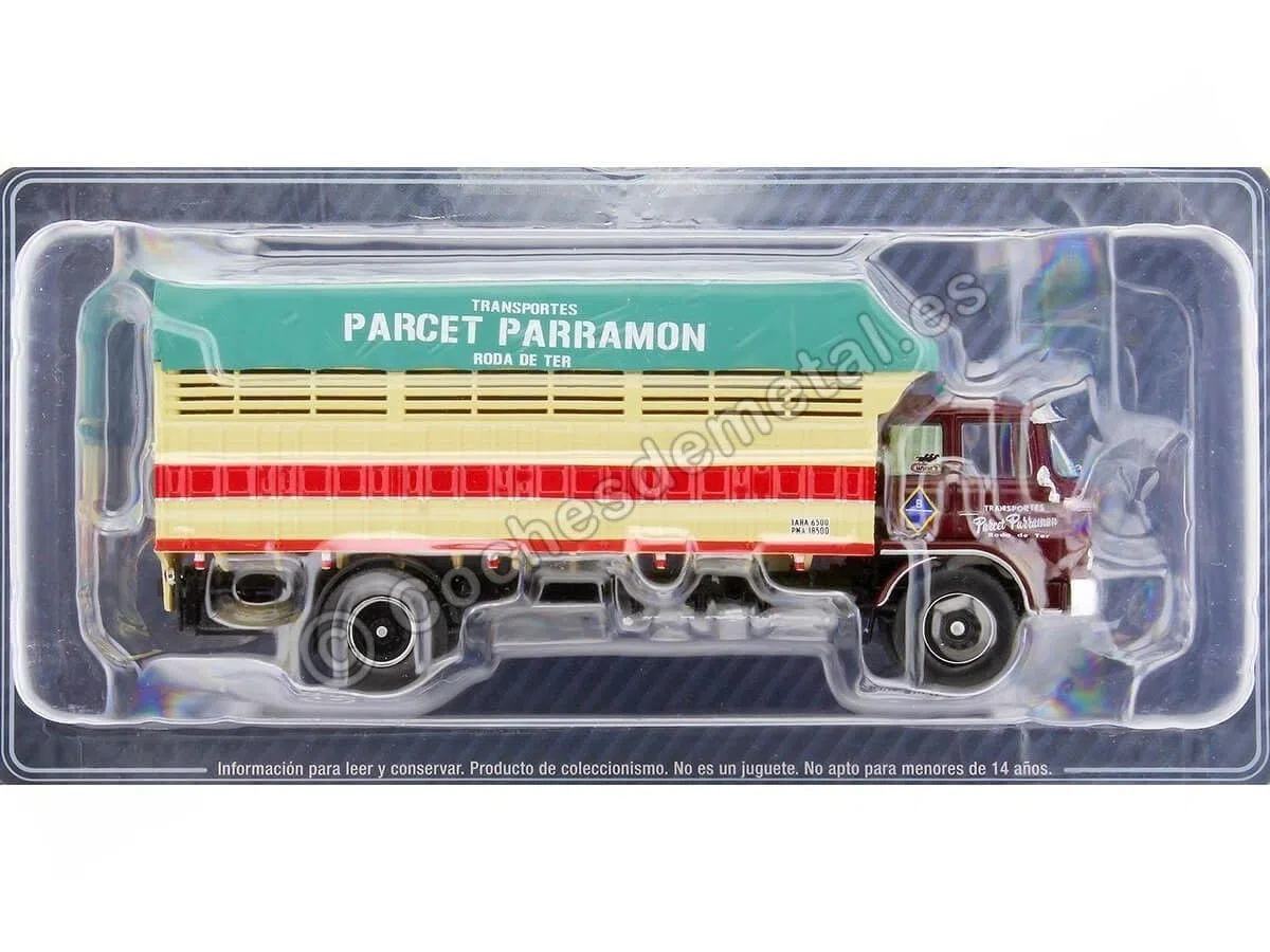 1966 Camión Barreiros Super Azor Gran Ruta "Parramon" [B-553459] Granate/Beige 1:43 Salvat PEG018