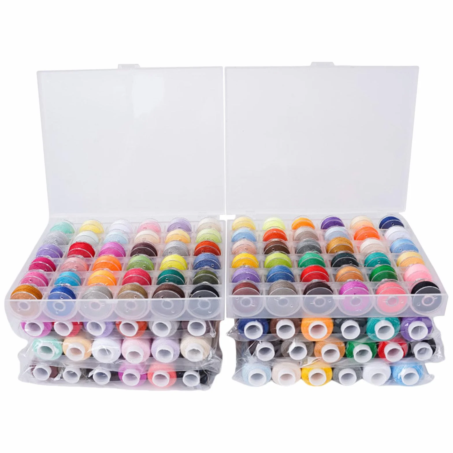 Juego de 72 hilos de coser de poliéster para máquina de coser a mano, suministros de mano
