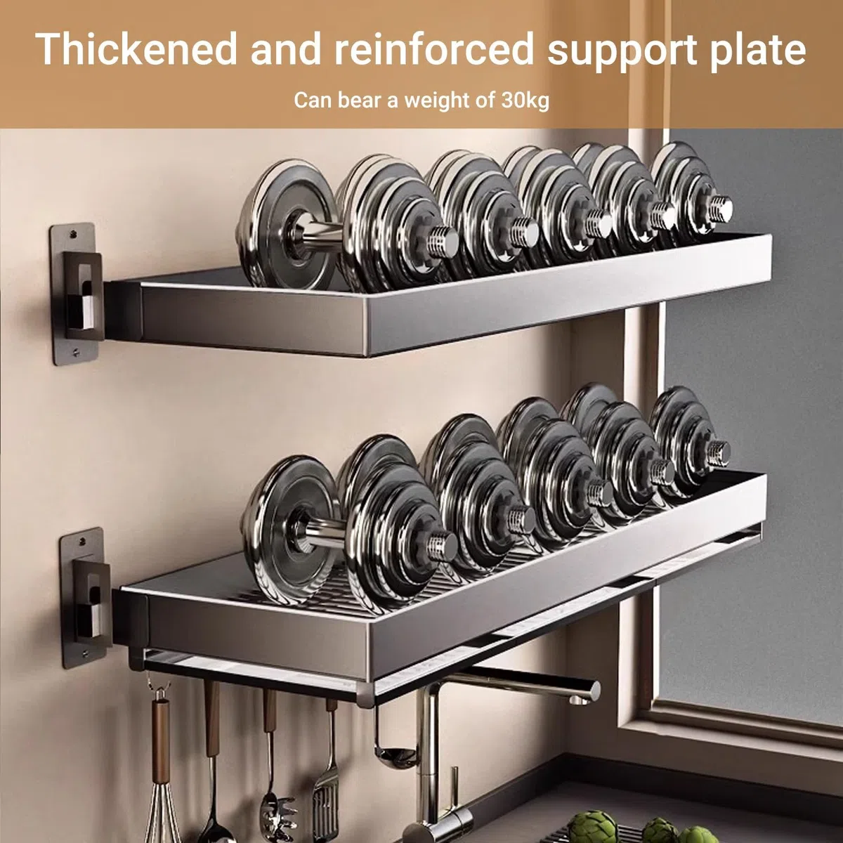 Escurridor de platos para colgar sobre el fregadero, estante colgante de acero inoxidable para platos, vasos y cubiertos, almacenamiento multifuncional que ahorra espacio, diseño de 60 cm