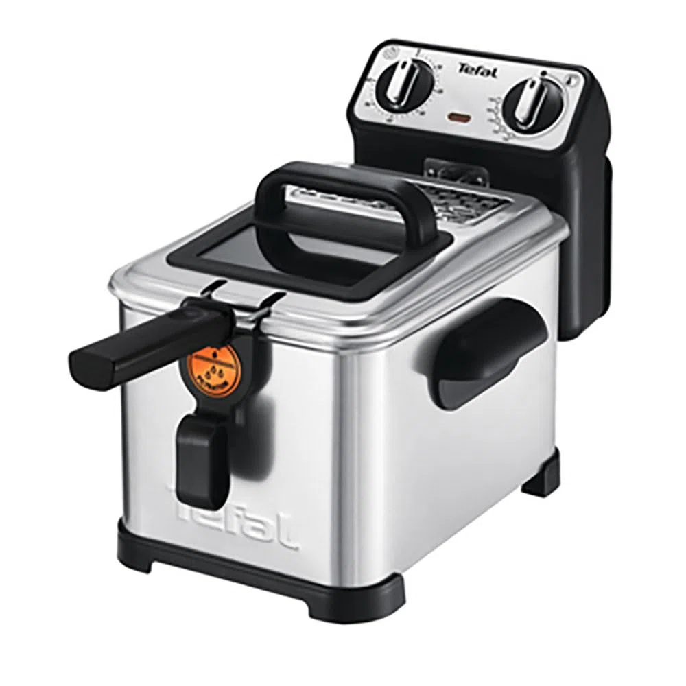 Freidora TEFAL FILTRA PRO INOX & DESIGN FR516110, 4L de aceite