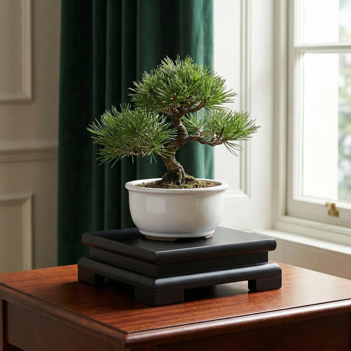 POPETPOP Soporte para plantas chinas, muebles , base de exhibición de madera, base cuadrada para jarrón, lámpara de mesa, base de tetera para estatua de Buda, acuario, pecera, taburete