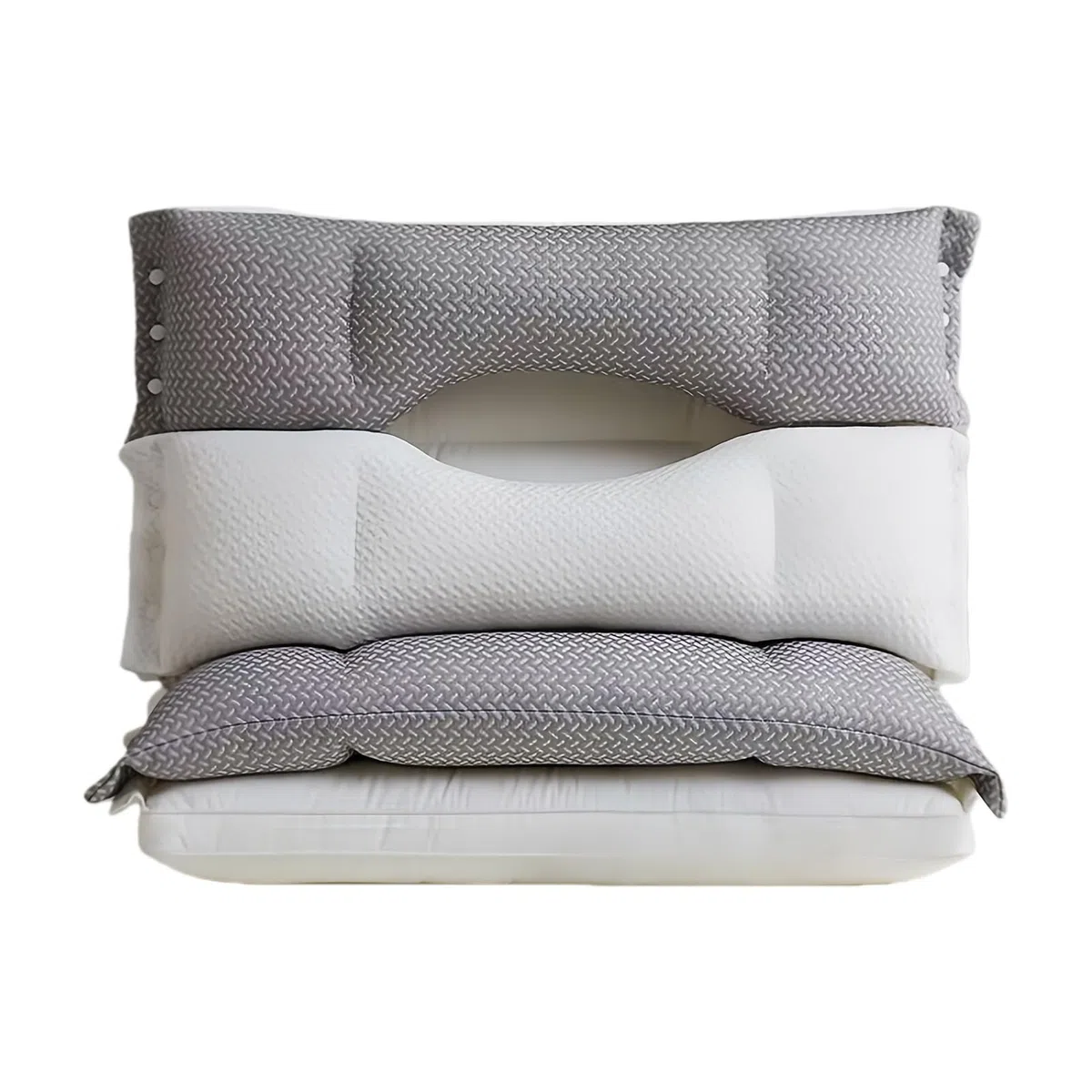 Almohada de descanso adaptativa – Cojín de apoyo postural, almohadilla de alineación de la cabeza, estructura terapéutica de equilibrio corporal, estructura de innovación del sueño, diseño de gestión