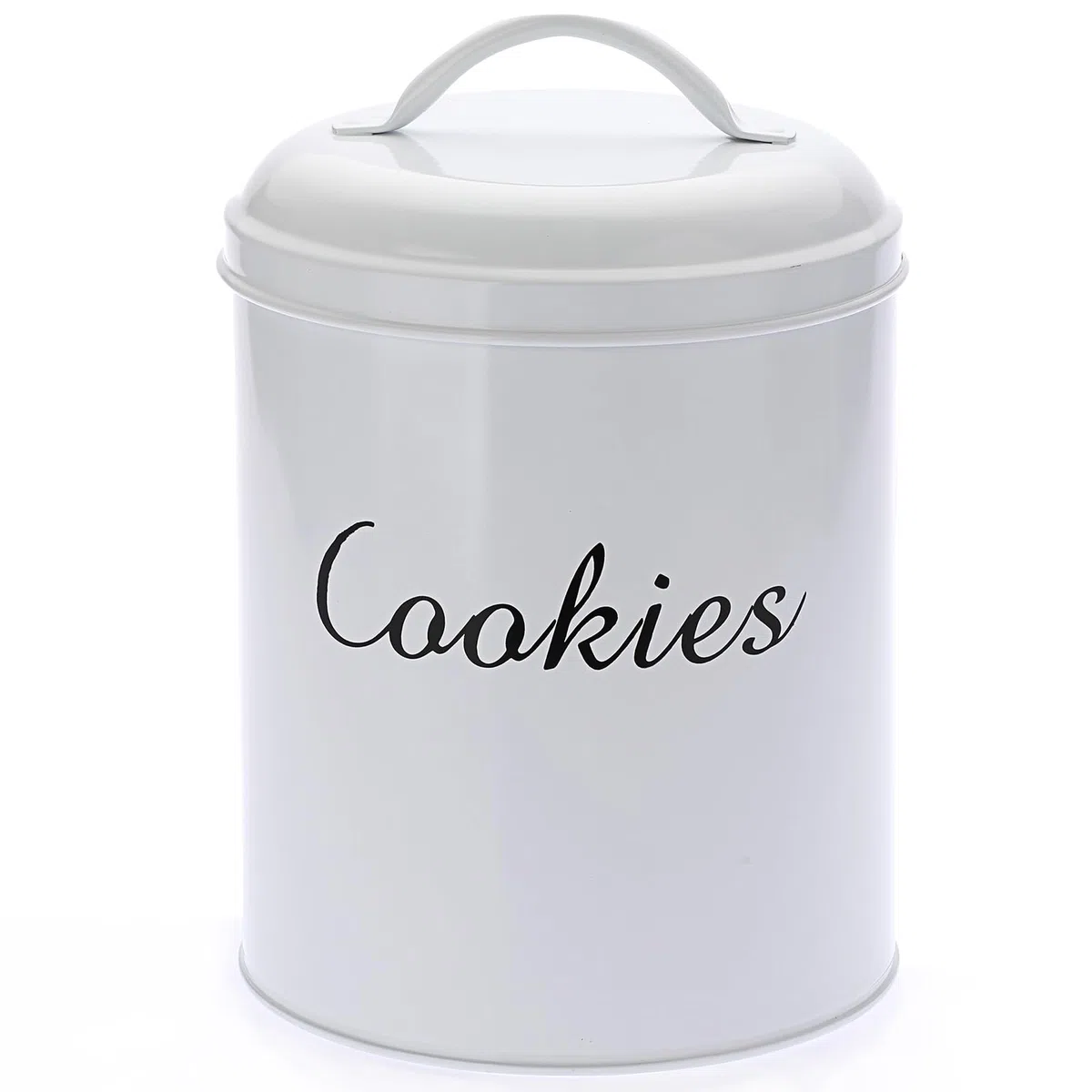 SUMTree Tarro de galletas de 1 galón para encimera de cocina, lata grande con tapas, contenedor de almacenamiento de alimentos, tarro de galletas para galletas, postre, regalo, decoración rústica de
