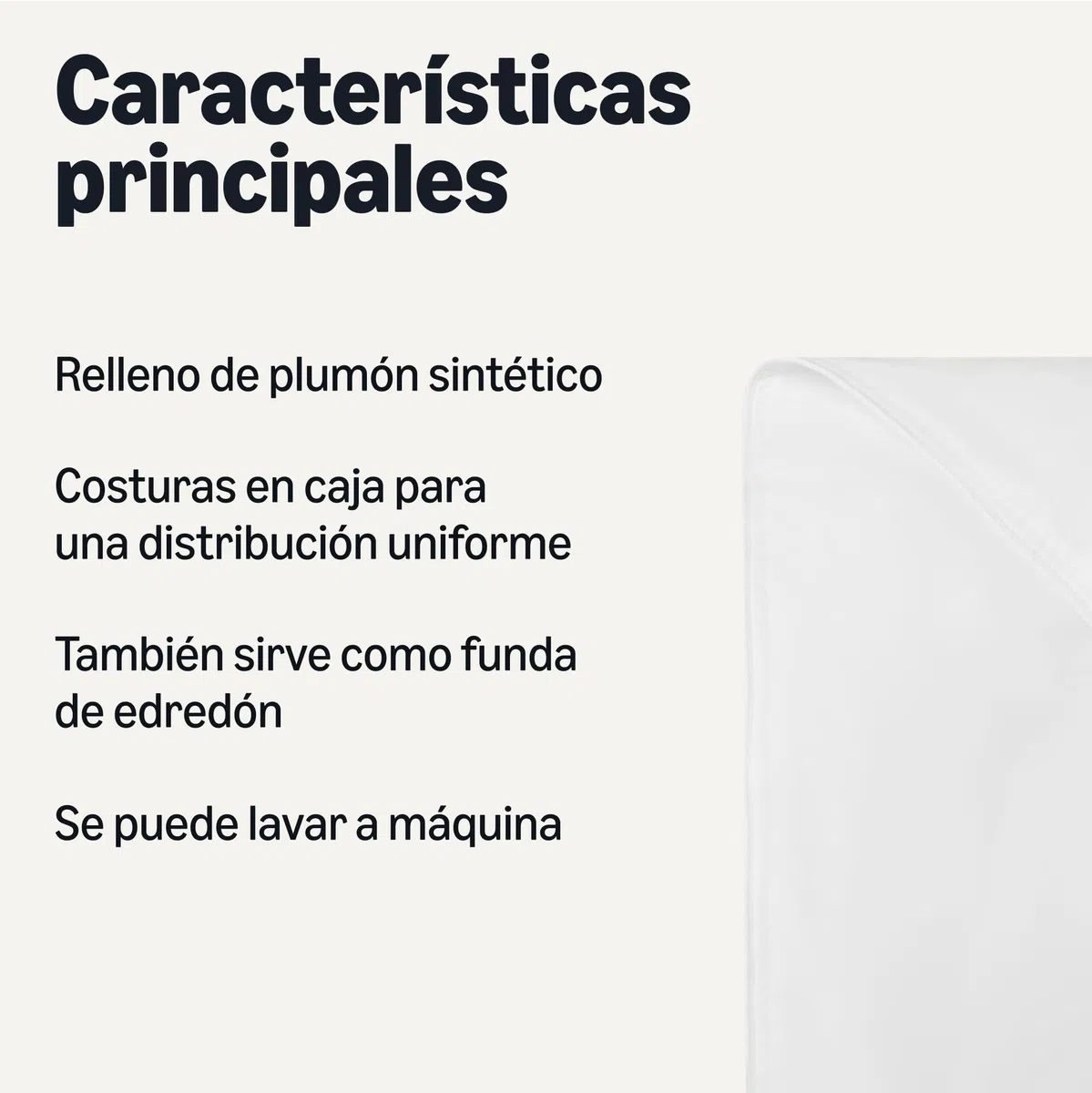 Amazon Basics Relleno Nórdico 300 gsm - Edredón Hipoalergénico con Fibra Alternativa al Plumón para Cama 80, 135 x 200 cm, Blanco
