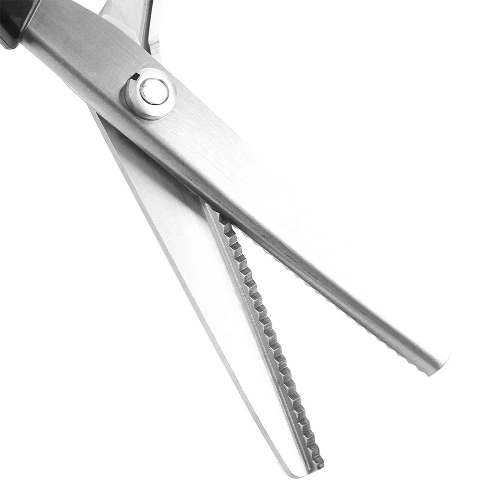 Tijera de Pellizco, Tijeras de Dentado Tijeras para Tela, Tijeras de Dentado para Papel, Tijeras de Dentado Pequeñas para Tela Tela Triángulo Decorativo Borde Tijeras de Dentado (3 mm)