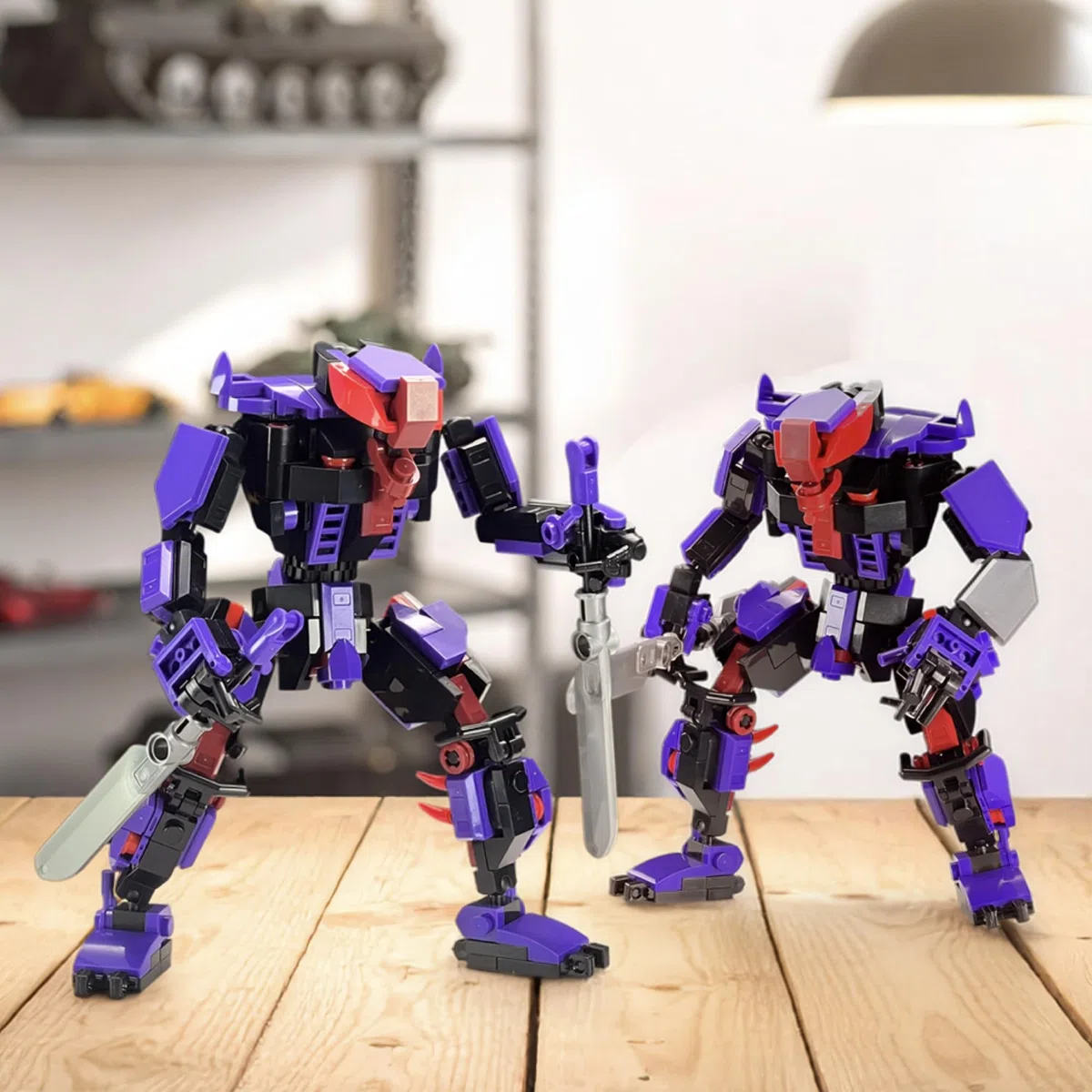 MyBuild Sci-Fi Void Talon 5026 - Unidad de villano Mech con cuchillas dobles | Modelo de robot articulado | A partir de 14 años